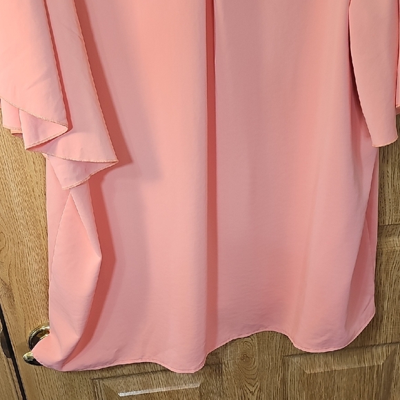 Elegant Peach Women's Blouse - Picture 8 of 8